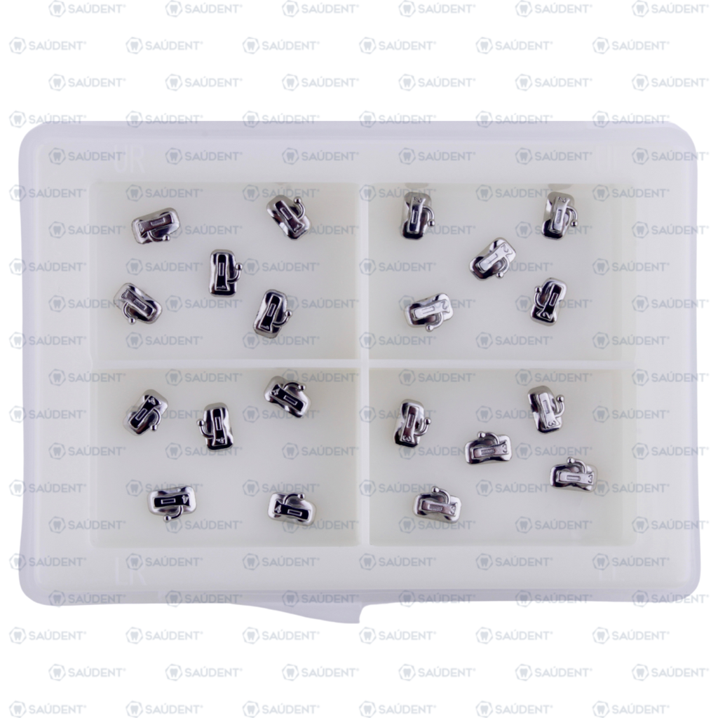 Tubo Ortodontico Dentale Roth .022 Con Fascia - Per Molare Convertibile, Metallo, Confezione 4 Pezzi/set - Foto 12